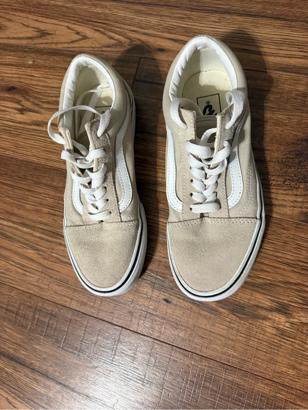 Vans - tan suede color men’s 5.5 or women’s 7